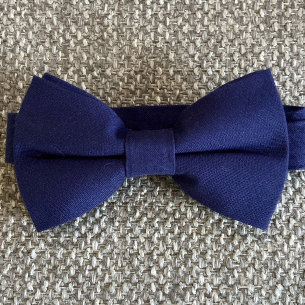 Blue Adjustable Clip-on Bowtie 2/$12 or 1/$8